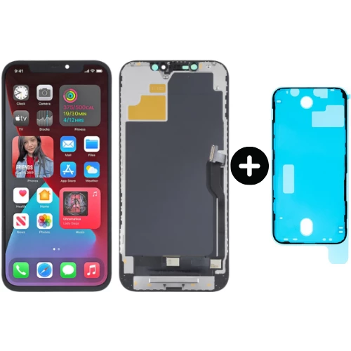 iPhone 12 Pro Max Uyumlu Hard OLED Lcd Dokunmatik Ekran + Toz Bandı ürün görseli 1