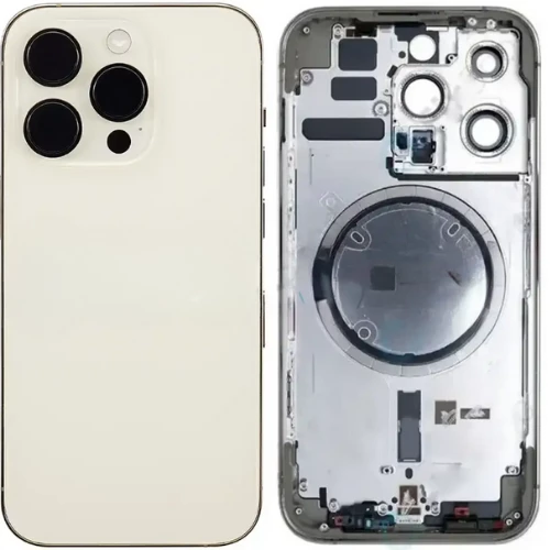 iPhone 14 Pro Uyumlu Boş Kasa Gold ürün görseli 1