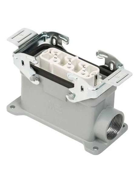 Mete Enerji 403106S 6X35A Çoklu Duvar Prizi Metal Mandallı 400-690 V ürün görseli 1