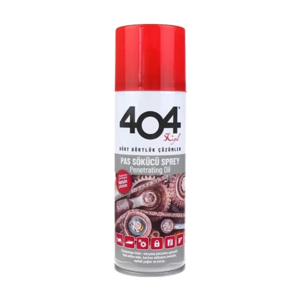 404 Pas Sökücü ve Yağlayıcı Sprey 200 ml ürün görseli 1