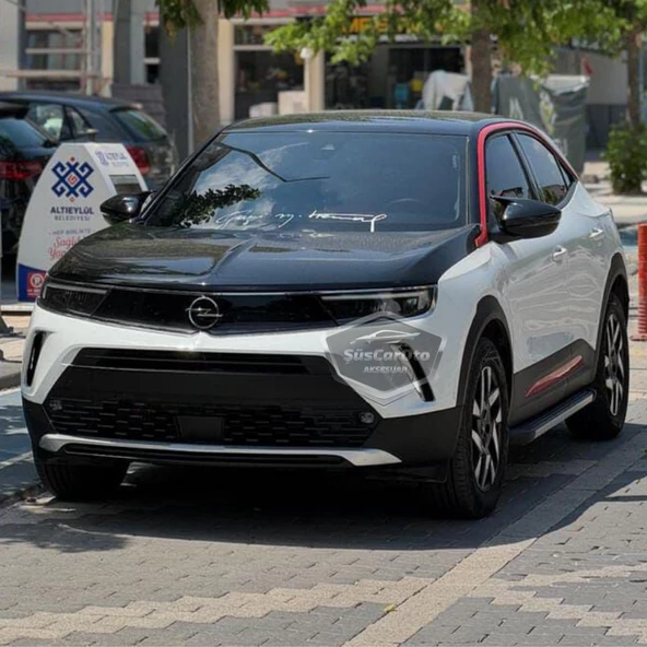 Opel Mokka 2021 Sonrası Uyumlu Batman Yarasa Ayna Kapağı Piano Black ABS Plastik Sağ Sol Takım ürün görseli 1