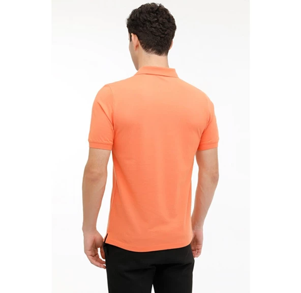 Lumberjack CT953 Basıc Turuncu T-shirt - Resim 2