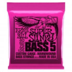 Ernie Ball P02824 Super Slinky Nickel 40-125 (5 Telli) Bas Gitar Teli ürün görseli 1