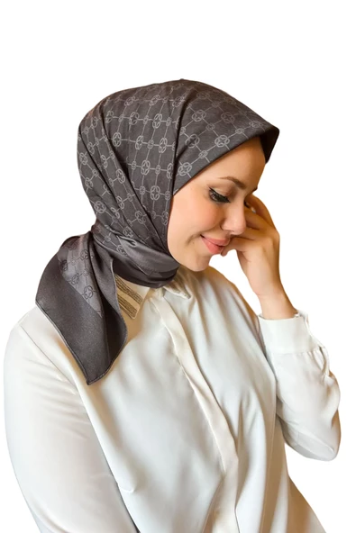 AKER ELEGANCE MONOGRAM EŞARP 1090500 - Resim 4