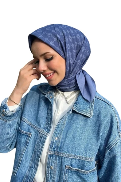 AKER ELEGANCE MONOGRAM EŞARP 1090500 - Resim 7