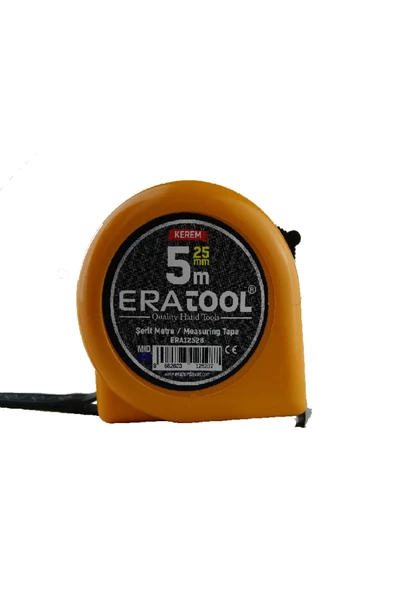 ERA TOOLS ERA12528 Kerem Şerit Metre 5*25MM - Sarı ürün görseli 1