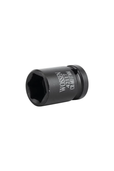 Wossen 1/2 6köşe Kısa 28mm Siyah Lokma ürün görseli 1