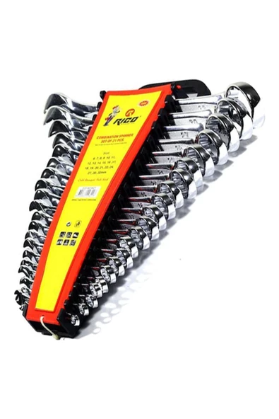 Rico 020-rc9621 21 Pc Ekstra Kombine Anahtar Seti ürün görseli 1