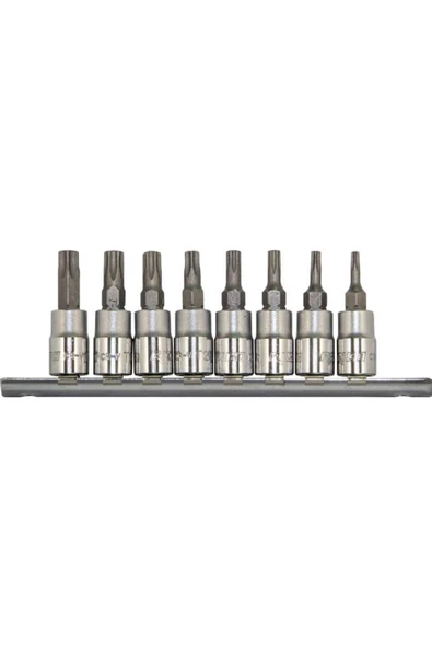 RİCO 1/4 LOKMALI TORX UÇ SETİ 8 PARÇA 007-RC7023 ürün görseli 1