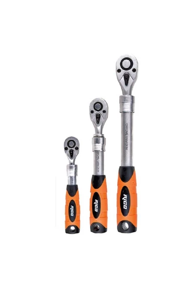 Rico 007-KK1272 1/2 Uzatmalı Cırcır Kolu 72 Diş ürün görseli 1