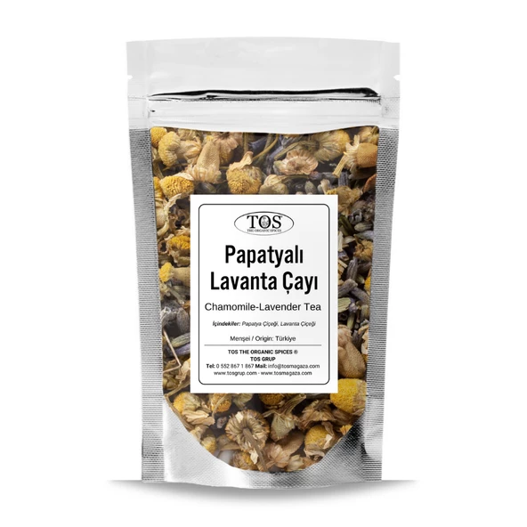 Papatya - Lavanta Çayı 100 gr (1. Kalite) ürün görseli 1