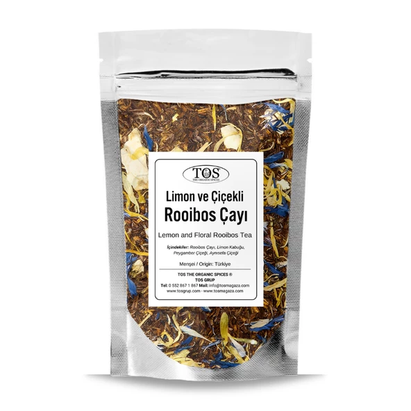 Limon ve Çiçekli Rooibos Çayı 40 gr (1. Kalite) ürün görseli 1