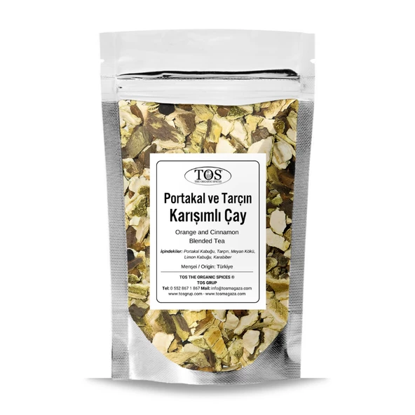 Portakal ve Tarçın Karışımlı Çay 100 gr (1. Kalite) ürün görseli 1