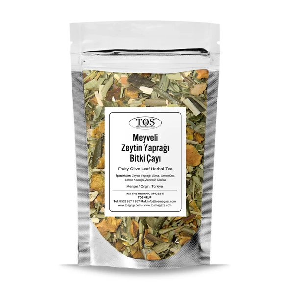 Meyveli Zeytin Yaprağı Bitki Çayı 250 gr (1. Kalite) ürün görseli 1