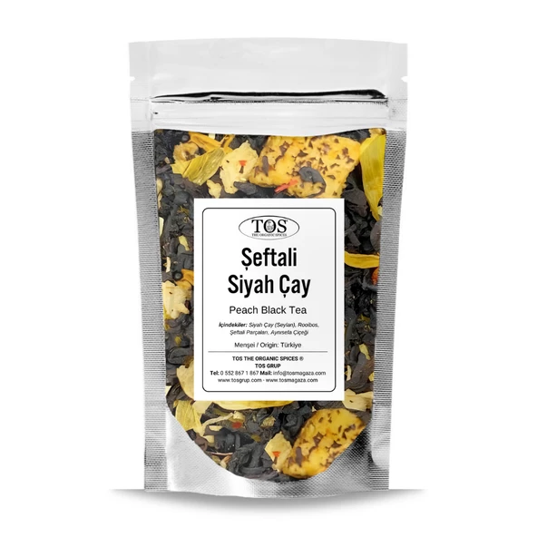 Şeftali Siyah Çay 40 gr (1. Kalite) ürün görseli 1
