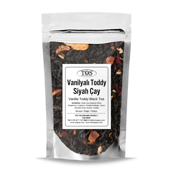 Vanilyalı Toddy Siyah Çay 40 gr (1. Kalite) ürün görseli 1