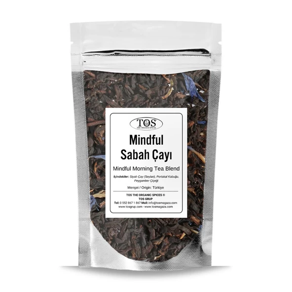 Mindful Sabah Çayı Harmanı (Earl Grey) 250 gr (1. Kalite) ürün görseli 1