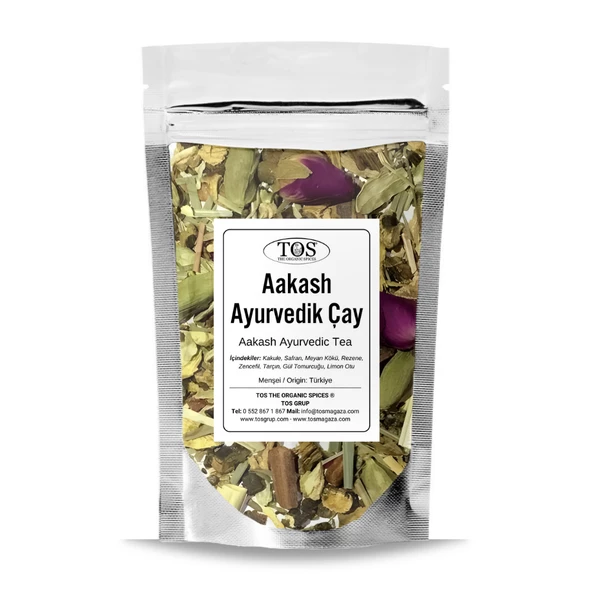 Aakash Ayurvedik Bitkisel Çay 100 gr (1. Kalite) ürün görseli 1