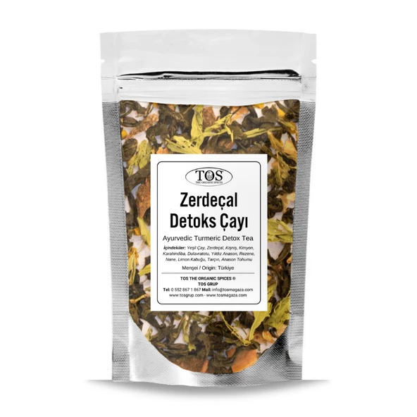 Ayurvedik Zerdeçal Detoks Çayı 100 gr (1. Kalite) ürün görseli 1