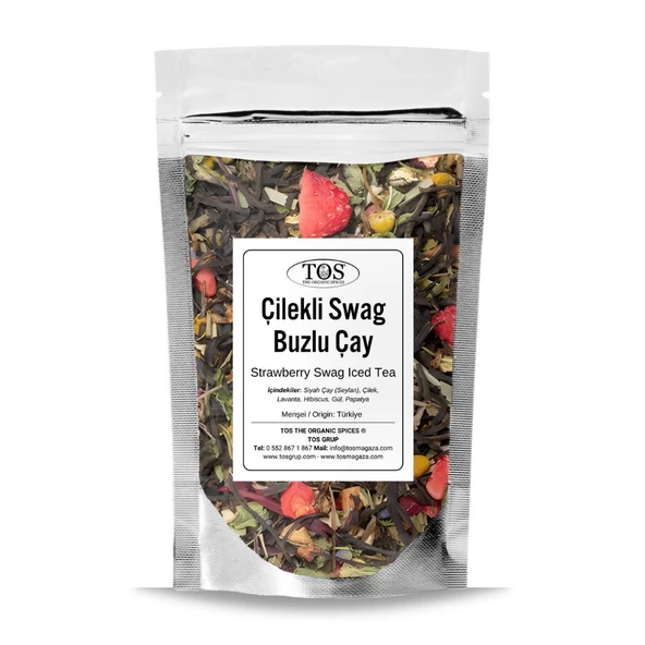 Çilekli Swag Buzlu Çay 40 gr (1. Kalite) ürün görseli 1