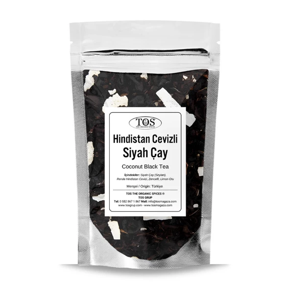 Hindistan Cevizli Siyah Çay 40 gr (1. Kalite) ürün görseli 1