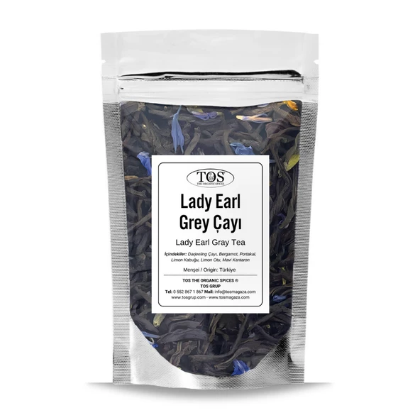 Lady Earl Grey Çayı 250 gr (1. Kalite) ürün görseli 1