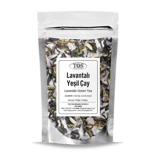 Lavantalı Yeşil Çay 250 gr (1. Kalite) ürün görseli 1