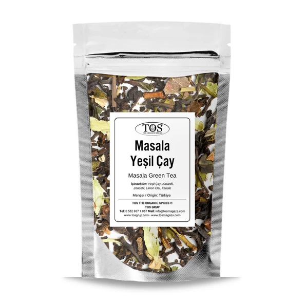 Masala Yeşil Çay 250 gr (1. Kalite) ürün görseli 1