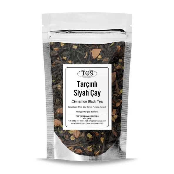 Tarçınlı Baharatlı Siyah Çay 100 gr (1. Kalite) ürün görseli 1