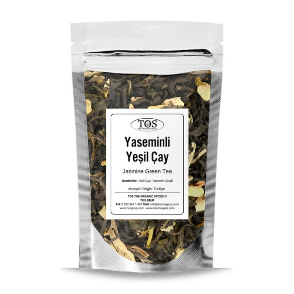 Yasemin Çiçeği ve Yeşil Çay 100 gr (1. Kalite) ürün görseli 1