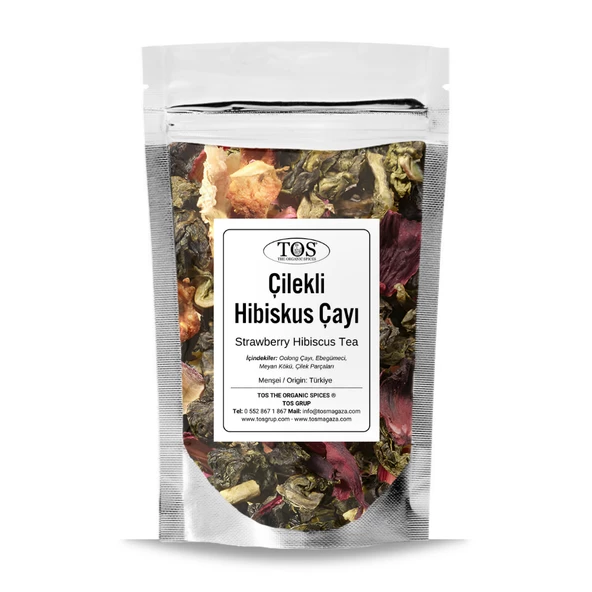 Çilekli Ebegümeci Çayı 40 gr (1. Kalite) ürün görseli 1