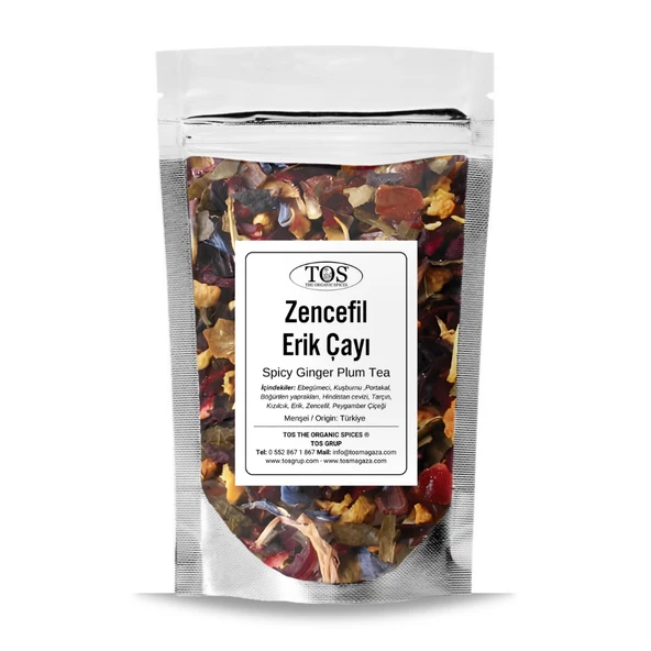 Baharatlı Zencefil Erik Çayı 250 gr (1. Kalite) ürün görseli 1