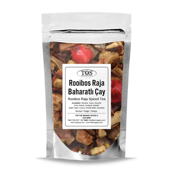 Rooibos Raja Baharatlı Çay 40 gr (1. Kalite) ürün görseli 1