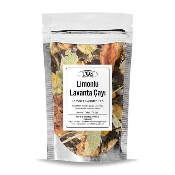 Limonlu Lavanta Çayı 100 gr (1. Kalite) ürün görseli 1