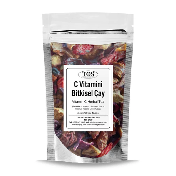 Sağlıklı C Vitamini Bitkisel Çay 100 gr (1. Kalite) ürün görseli 1