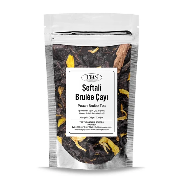 Şeftali Brulee Çayı 40 gr (1. Kalite) ürün görseli 1