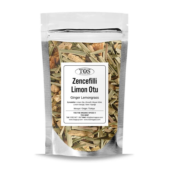 Zencefilli Limon Otu 100 gr (1. Kalite) ürün görseli 1