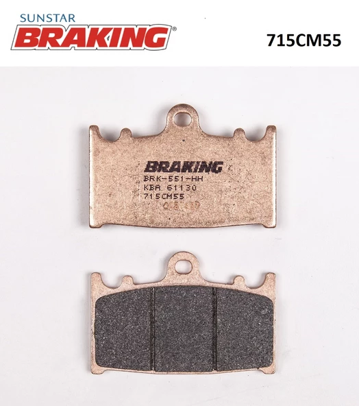 SİNTERLİ ÖN FREN BALATASI / SUZUKI / TL S / 1000cc / ÖN İKİ TAKIM KULLANIR / 1997-1998-1999-2000-2001 ürün görseli 1