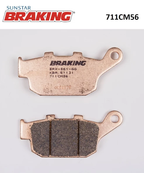 SİNTERLİ ARKA FREN BALATASI / YAMAHA / XJ6 / DIVERSION F / 600cc / ARKA  / 2009-2010-2011-2012-2013-2014-2015 ürün görseli 1