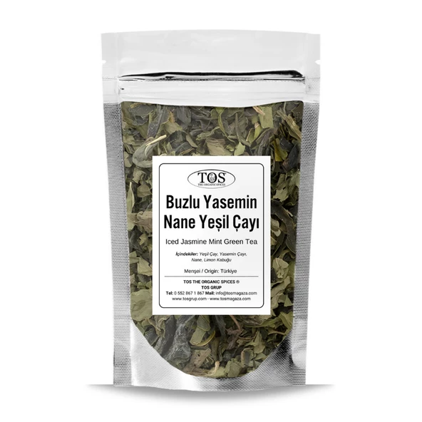Buzlu Yasemin Nane Yeşil Çayı 250 gr (1. Kalite) ürün görseli 1