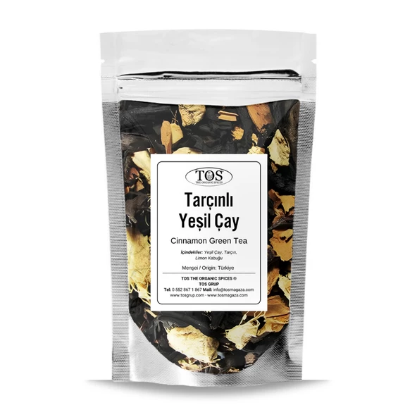 Tarçınlı Yeşil Çay 40 gr (1. Kalite) ürün görseli 1