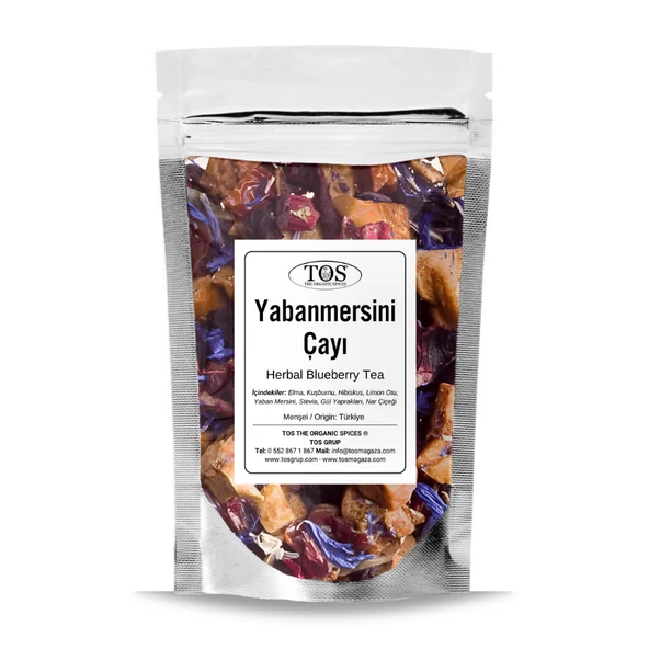Bitkisel Yabanmersini Çayı 100 gr (1. Kalite) ürün görseli 1