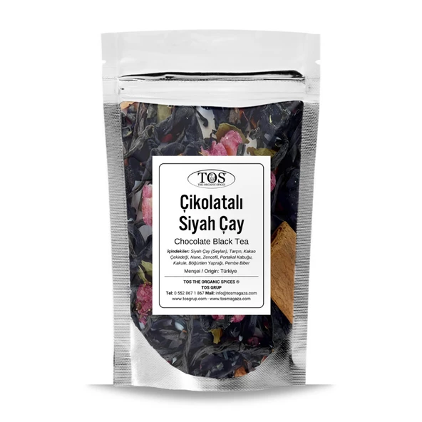 Çikolatalı Siyah Çay 40 gr (1. Kalite) ürün görseli 1