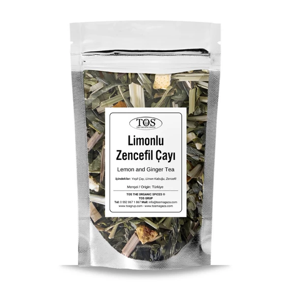 Limonlu ve Zencefil Çayı 40 gr (1. Kalite) ürün görseli 1