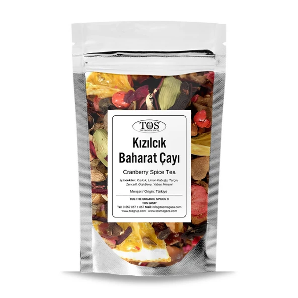 Kızılcık Baharat Çayı 100 gr (1. Kalite) ürün görseli 1