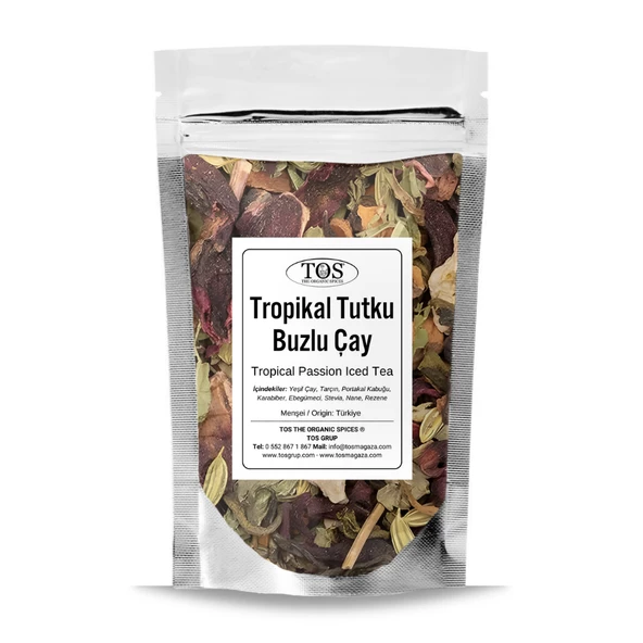 Tropikal Tutku Buzlu Çay 40 gr (1. Kalite) ürün görseli 1