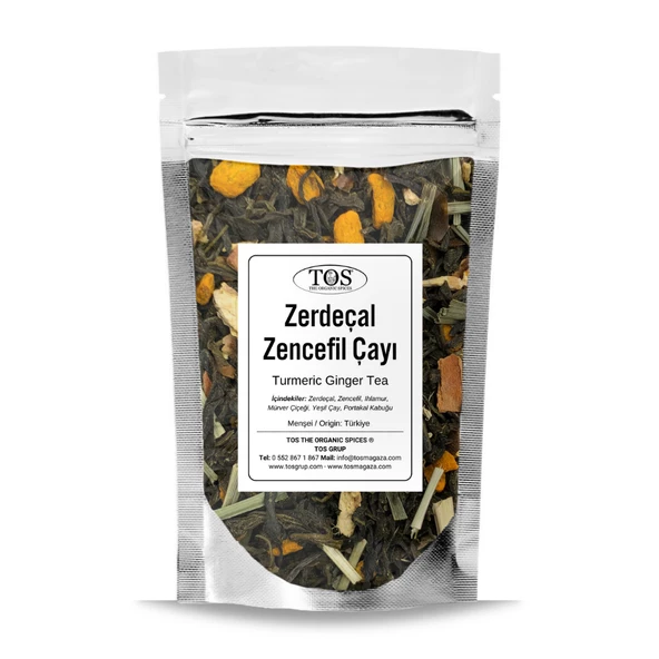 Zerdeçal Zencefil Çayı 40 gr (1. Kalite) ürün görseli 1