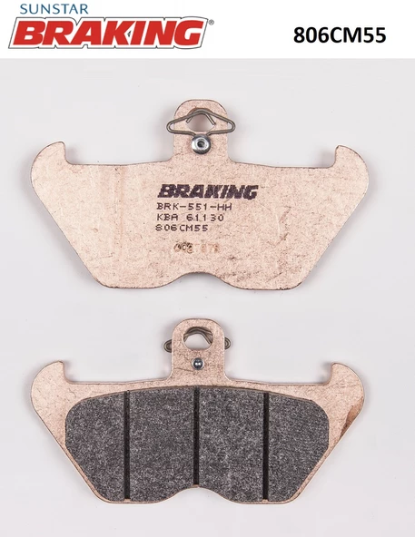 SİNTERLİ ÖN FREN BALATASI / BMW / R 1200 C / 1200cc / ÖN İKİ TAKIM KULLANIR / 1997-1998-1999-2000-2001 ürün görseli 1
