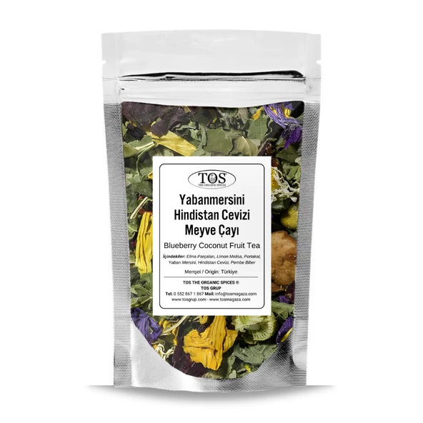 Yabanmersini Hindistan Cevizi Meyve Çayı 40 gr (1. Kalite) ürün görseli 1