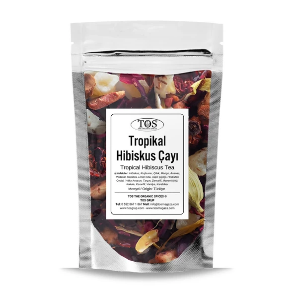 Tropikal Hibiskus Çayı 250 gr (1. Kalite) ürün görseli 1